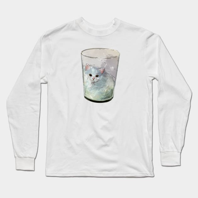 Milk Long Sleeve T-Shirt by Catwheezie